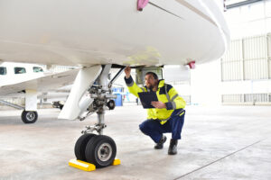 Safety inspection of an aircraft
