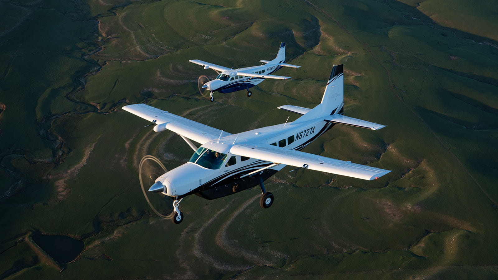 The Textron Aviation Cessna Caravan, powered by the Pratt & Whitney Canada PT6 engine