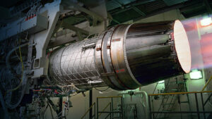 A Pratt & Whitney F100 engine © RTX