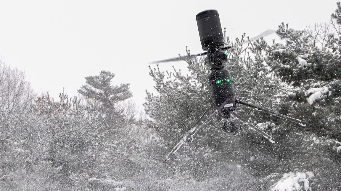 Ascent AeroSystems all-weather coaxial helicopter drone © Robinson Helicopter Company