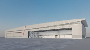 Rendering of the new Sharjah Business Aviation Centre © Gama Aviation