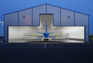 Image of CSAT's new paint shop © Czech Airlines Technics