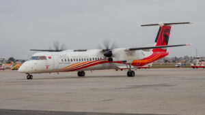 TAAG’s De Havilland Canada Dash 8-400 aircraft powered by the PW150A engine © P&WC