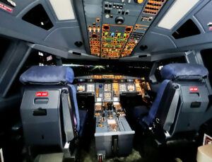 Inside the A330 FFS © Pan Am Flight Academy