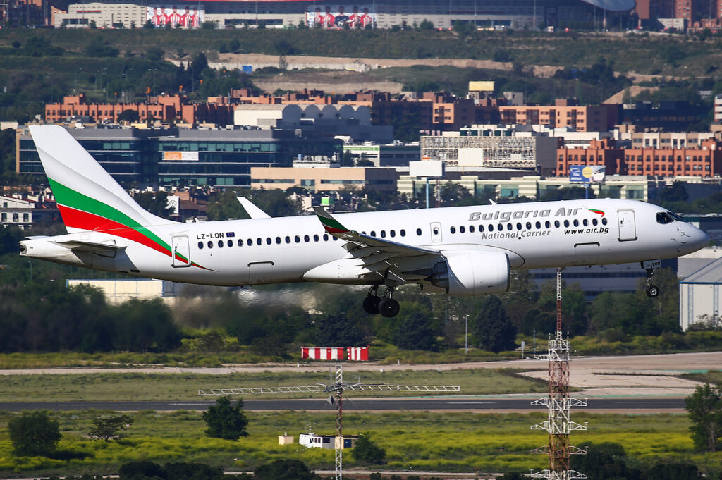 Bulgaria Air Airbus A220 © AirTeamImages