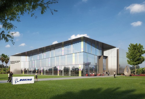 Rendering of the new facility in Daytona Beach, Florida © Boeing