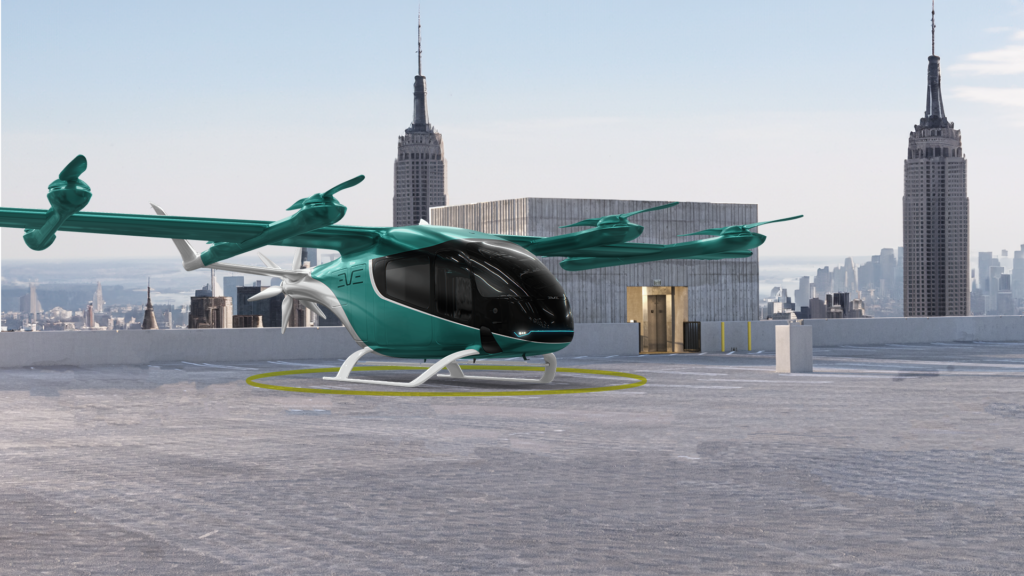 Eve has named suppliers for eVTOL windows, doors and fuselage components © Eve Air Mobility