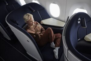 Finnair's entirely new business-class seats © Finnair
