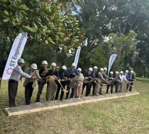 Ground-breaking ceremony of Hangar 3 at Pensacola International Airport