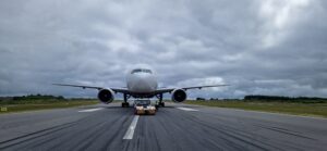 The Boeing 777-300 landed in Knock for disassembly © EirTrade
