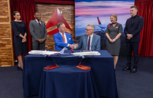 The MOU between Delta and Riyadh Air was signed today at a ceremony at Delta’s World Headquarters in Atlanta on July 9.