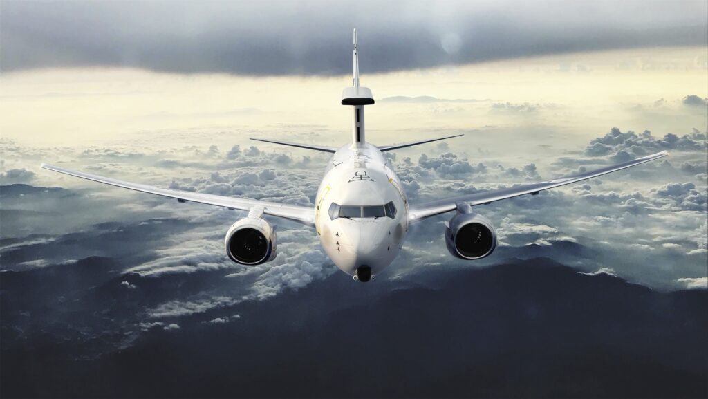 Rendering of the E-7A AEW&C Wedgetail aircraft © Boeing