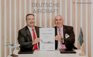 Deutsche Aircraft and Senior plc signed the new contract at the Farnborough Airshow © Deutsche Aircraft
