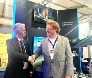 The deal between Quadrant Pilot and ProSim was sealed at this year's Farnborough Airshow © Quadrant Pilot