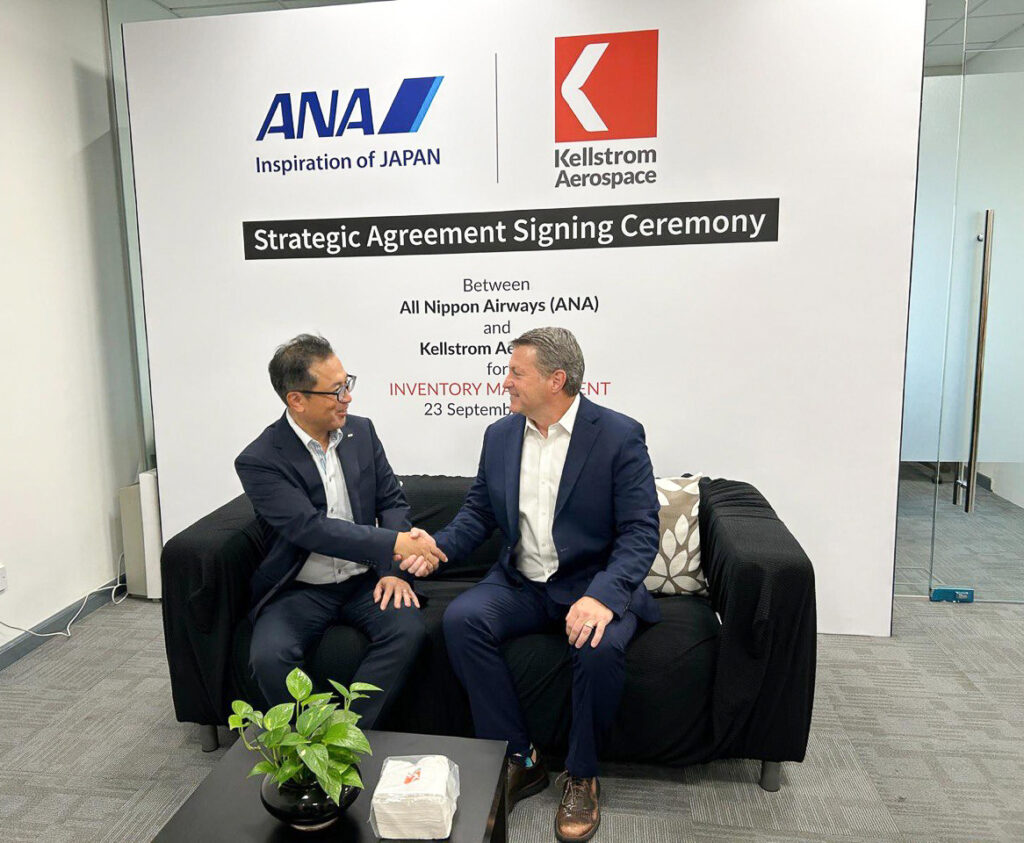 Sealing the new deal: ANA and Kellstrom Aerospace