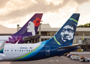 The U.S. Department of Transportation has granted approval for Alaska Airlines to proceed with its US$1.9 billion acquisition of Hawaiian Airlines © Alaska Airlines