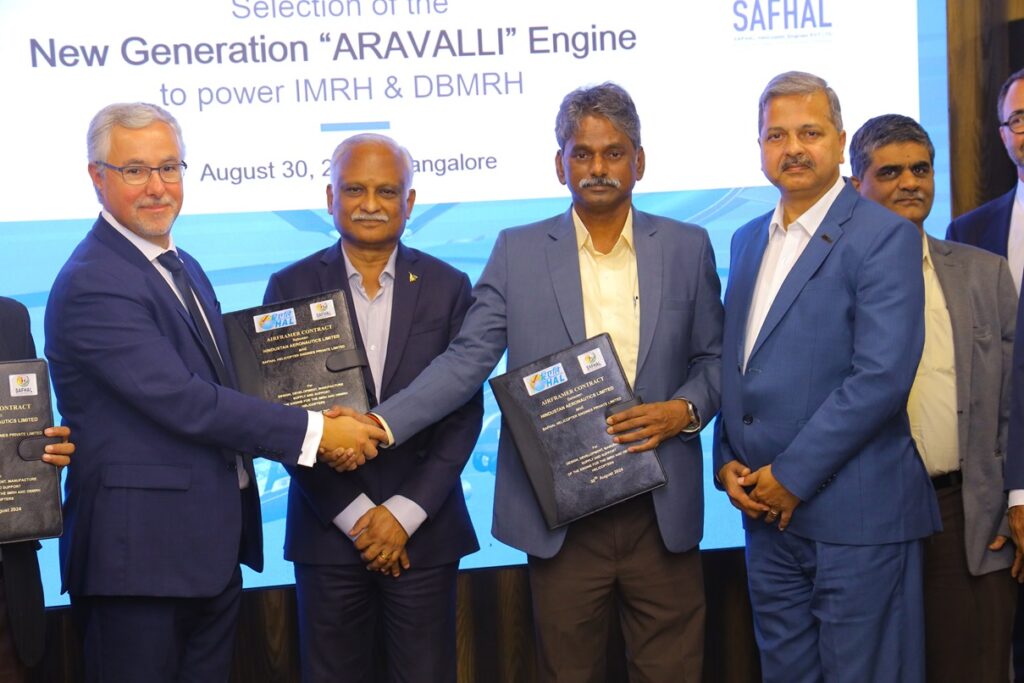 Contract signing between HAL and SAFHAL HAL