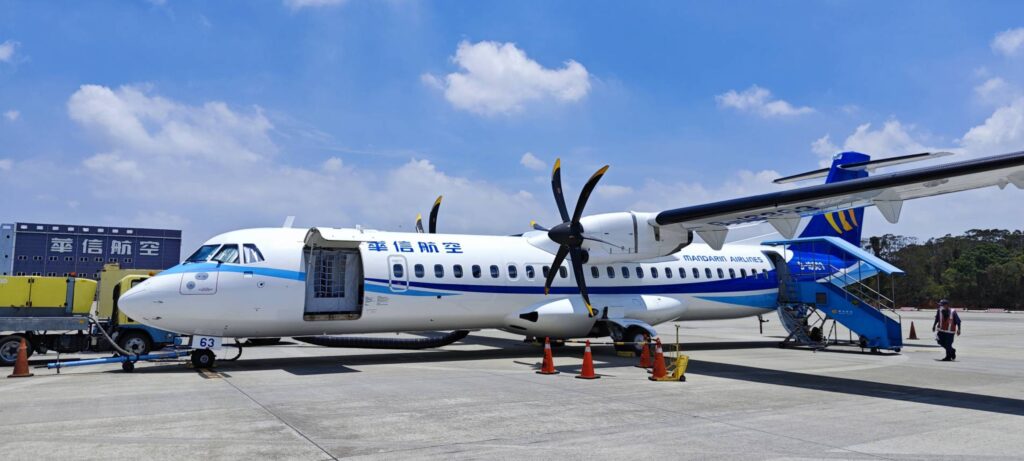 Mandarin-Airlines turboprop aircraft ATR