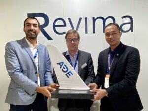 Vikram Singh, Director of New Services, Revima, Olivier Legrand, President and CEO of Revima, Adnan Mansur, Head of Digital & Innovation Services, ADE © ADE