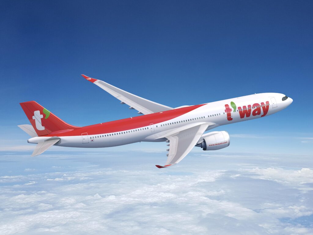 T’way Air will take delivery of five A330neos in 2026