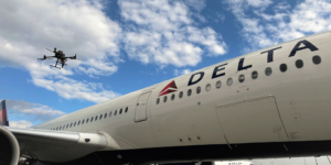 Delta is using drones for visual inspections of its aircraft