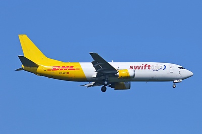 A DHL 737 aircraft operated by Swiftair crashed this morning close to Vilnius Airport in Lithuania