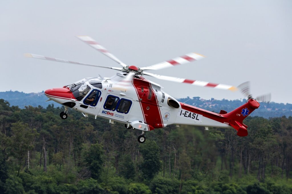 Babcock will provide EMS operations with the AW169 helicopter