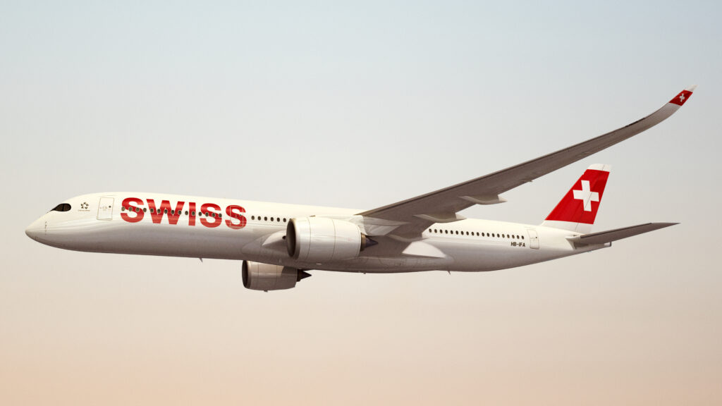 Rendering of SWISS’ A350 aircraft © SWISS