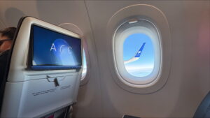 The new Astrova IFE system debuted during the delivery flight of Icelandair’s first A321neo LR aircraft