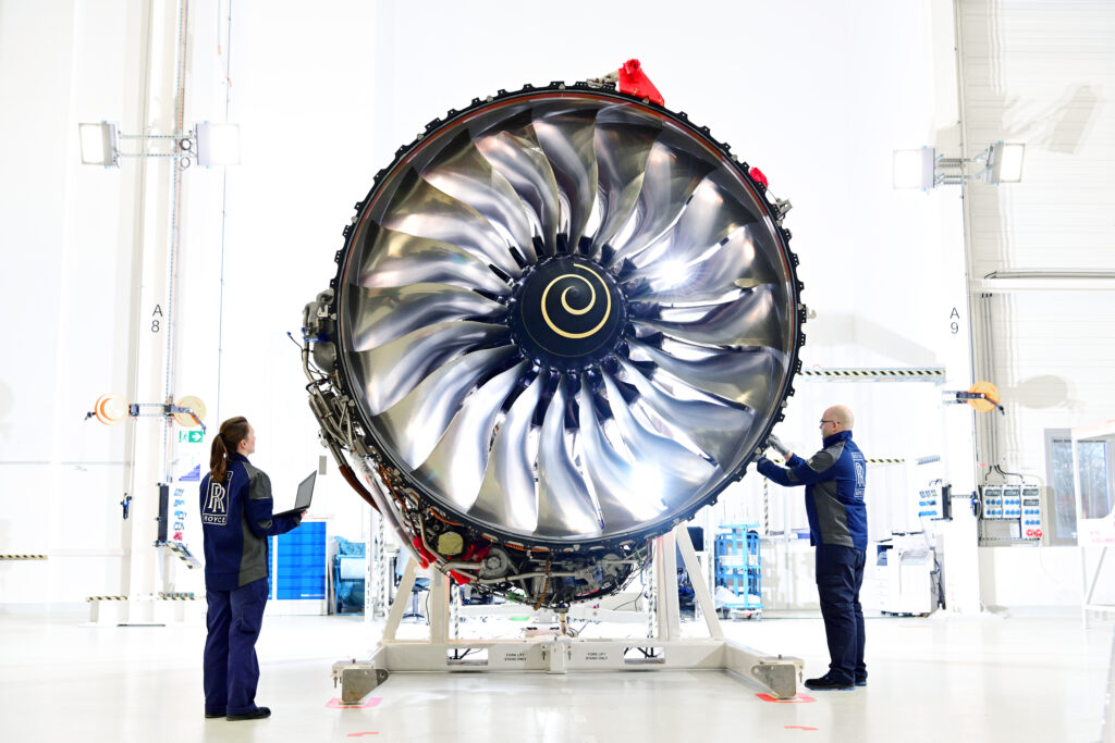 The first Trent 1000 MRO engine has arrived at Rolls-Royce's Dahlewitz facility