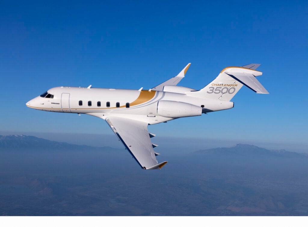 Bombardier Challenger 3500 jet © Bombardier