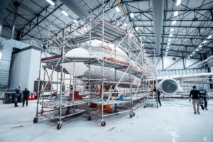 Czech Airlines Technics paint hangar