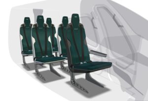 RECARO debuted its eVTOL seating solution for the first time at AIX 25 © RECARO Aircraft Seating