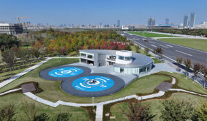 Urban air mobility hub at Luogang Central Park in Hefei, China © EHang
