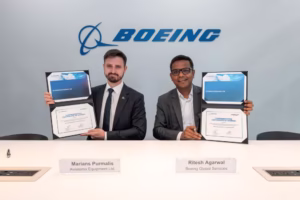 Boeing and Aviatema Equipment have signed a distribution agreement for Aviatema’s inflatable maintenance shelters © Boeing
