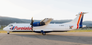 The ATR 72-500F debuts a custom Purolator livery