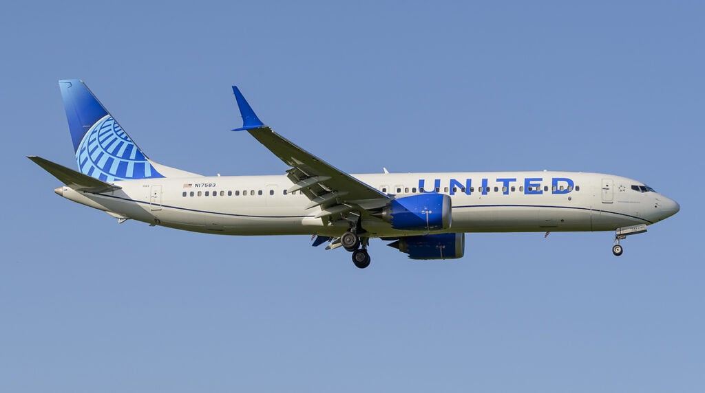 United Airlines has taken delivery of six new Boeing 737 MAX 9 aircraft on lease from Griffin