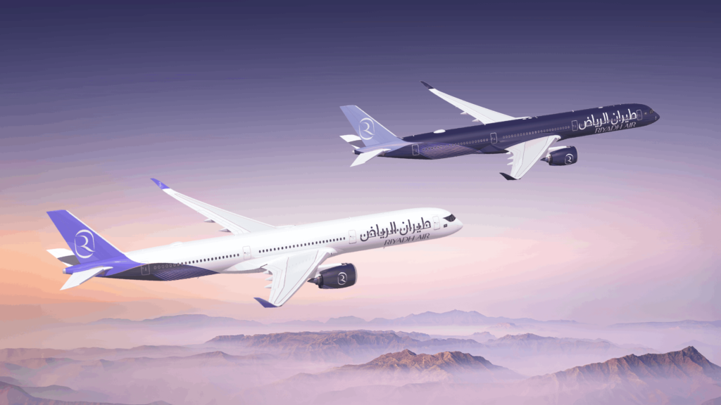 Image of Riyadh Air A350-1000 aircraft © Airbus 2025
