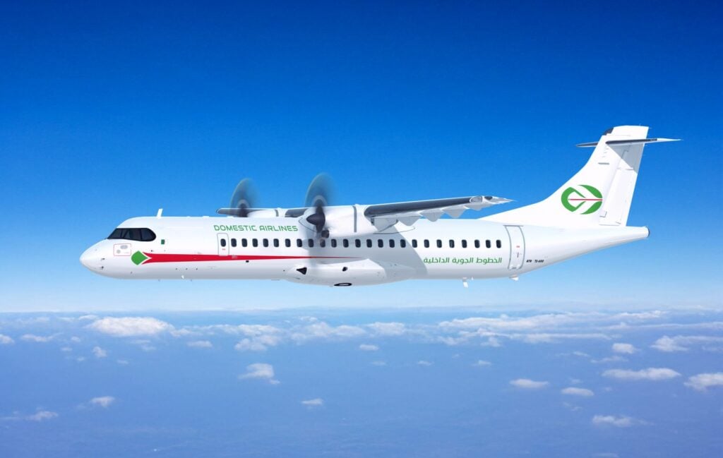The newly ordered ATR aircraft will be operated by a new formed regional subsidiary of Air Algérie, named Domestic Airlines