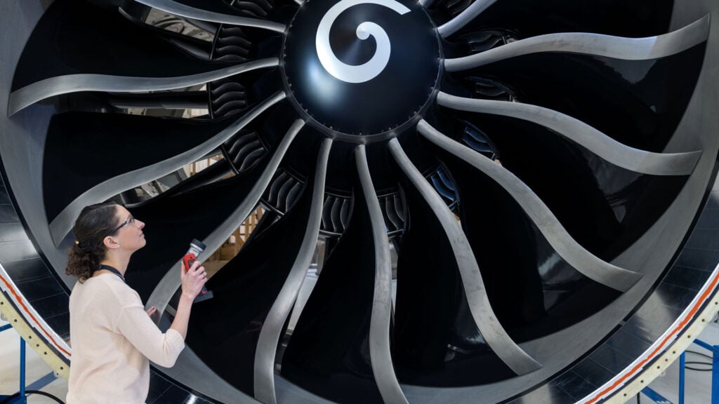 GE9X engine © GE Aerospace