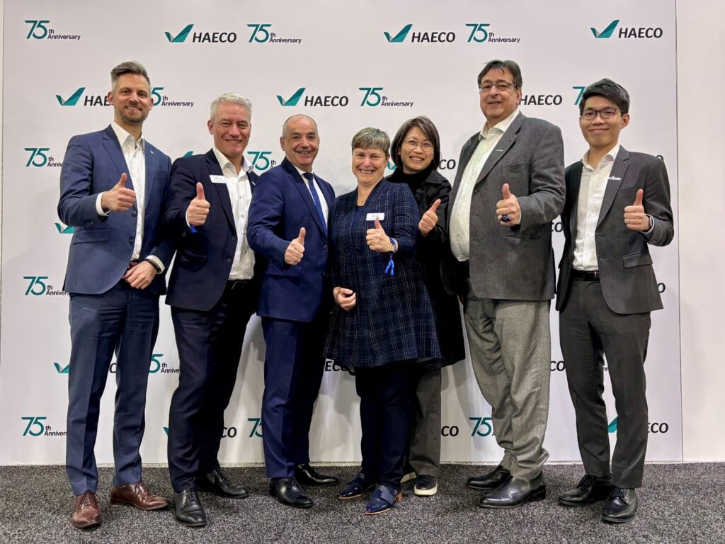 Representatives from HAECO and Liebherr-Aerospace