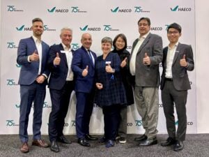 Representatives from HAECO and Liebherr-Aerospace