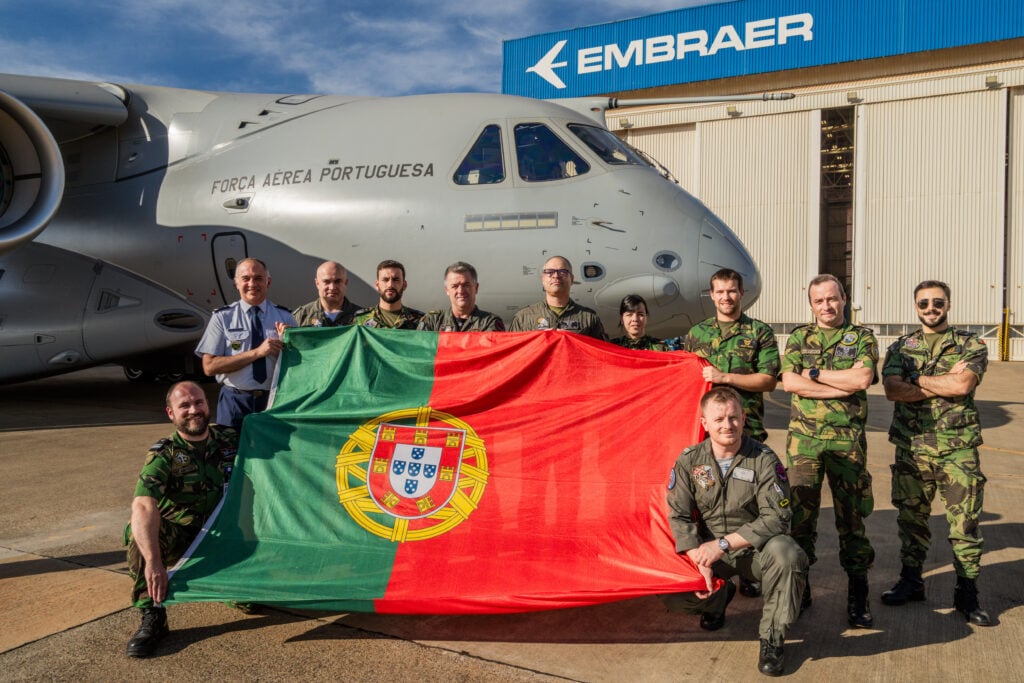 Portugal has taken delivery of its third KC-390 Millennium aircraft © Embraer