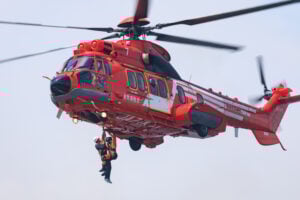 Tokyo Fire Department's Airbus H225 helicopter