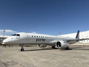 Porter Airlines will lease four Embraer E195-E2 jets from GOAL © GOAL