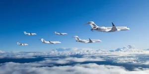 Bombardier business jet