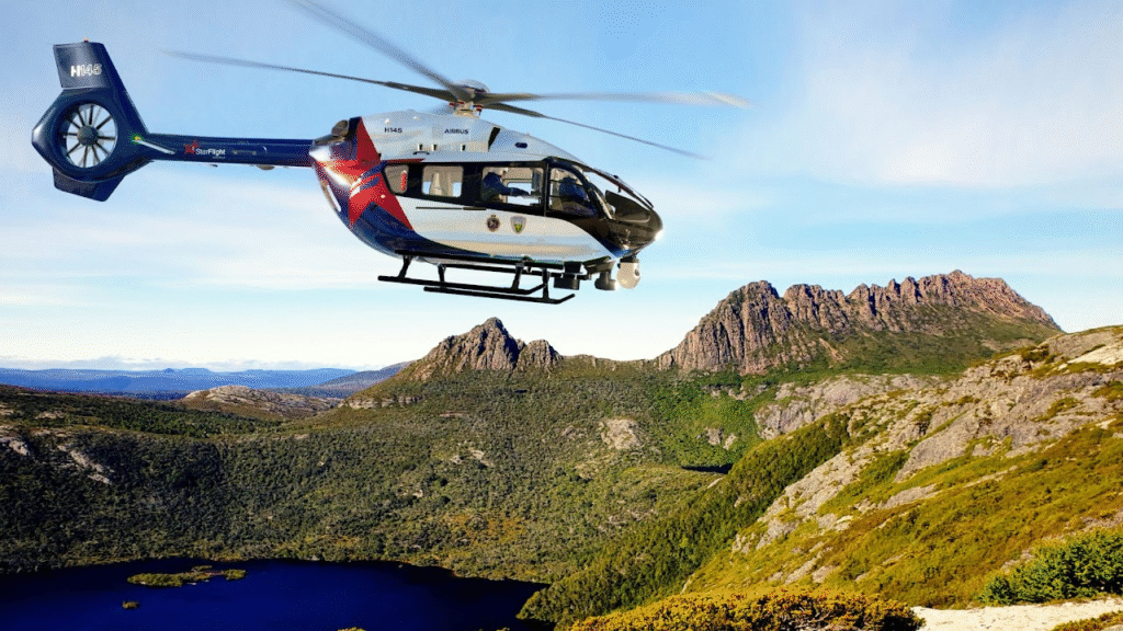 Image of a H145 helicopter in StarFlight livery © Airbus