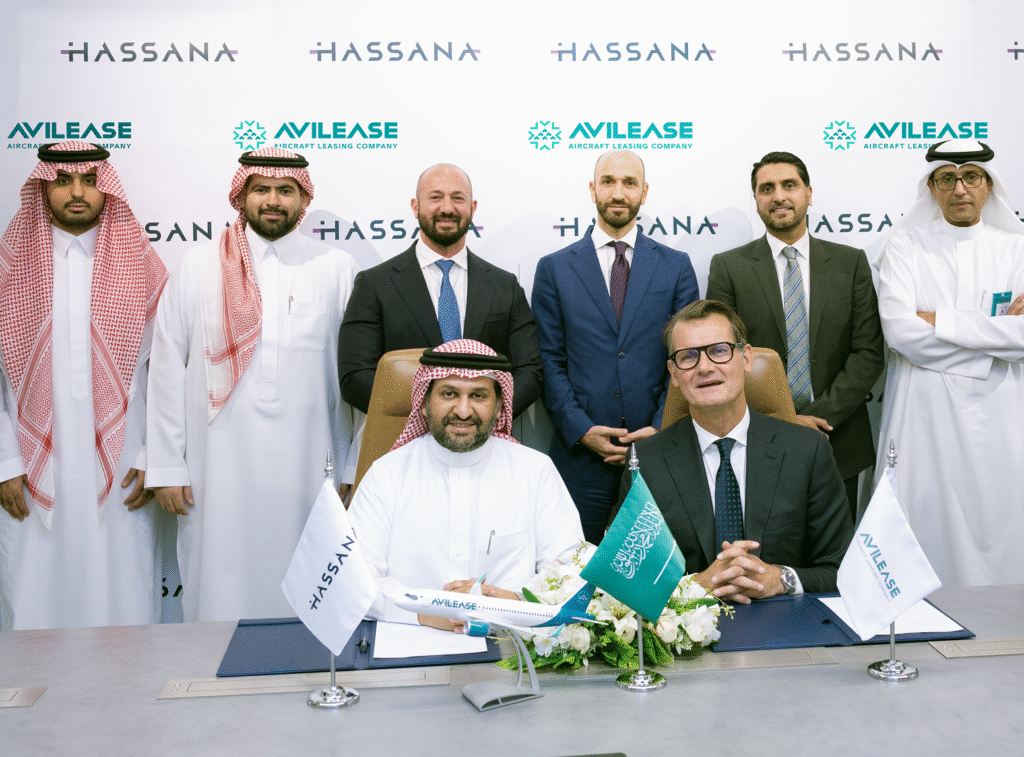 AviLease and Hassana's agreement signing AviLease