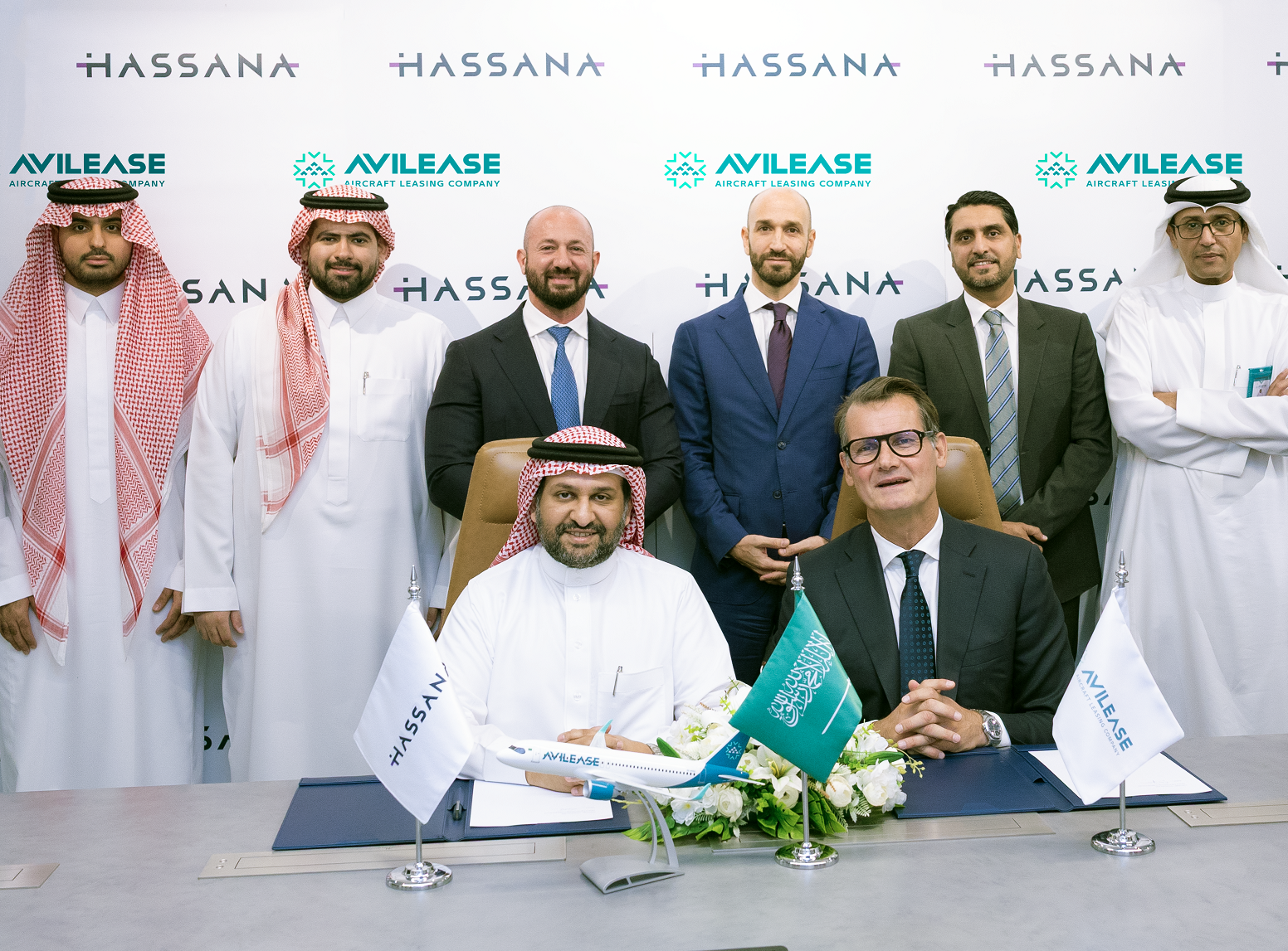 AviLease and Hassana's agreement signing AviLease