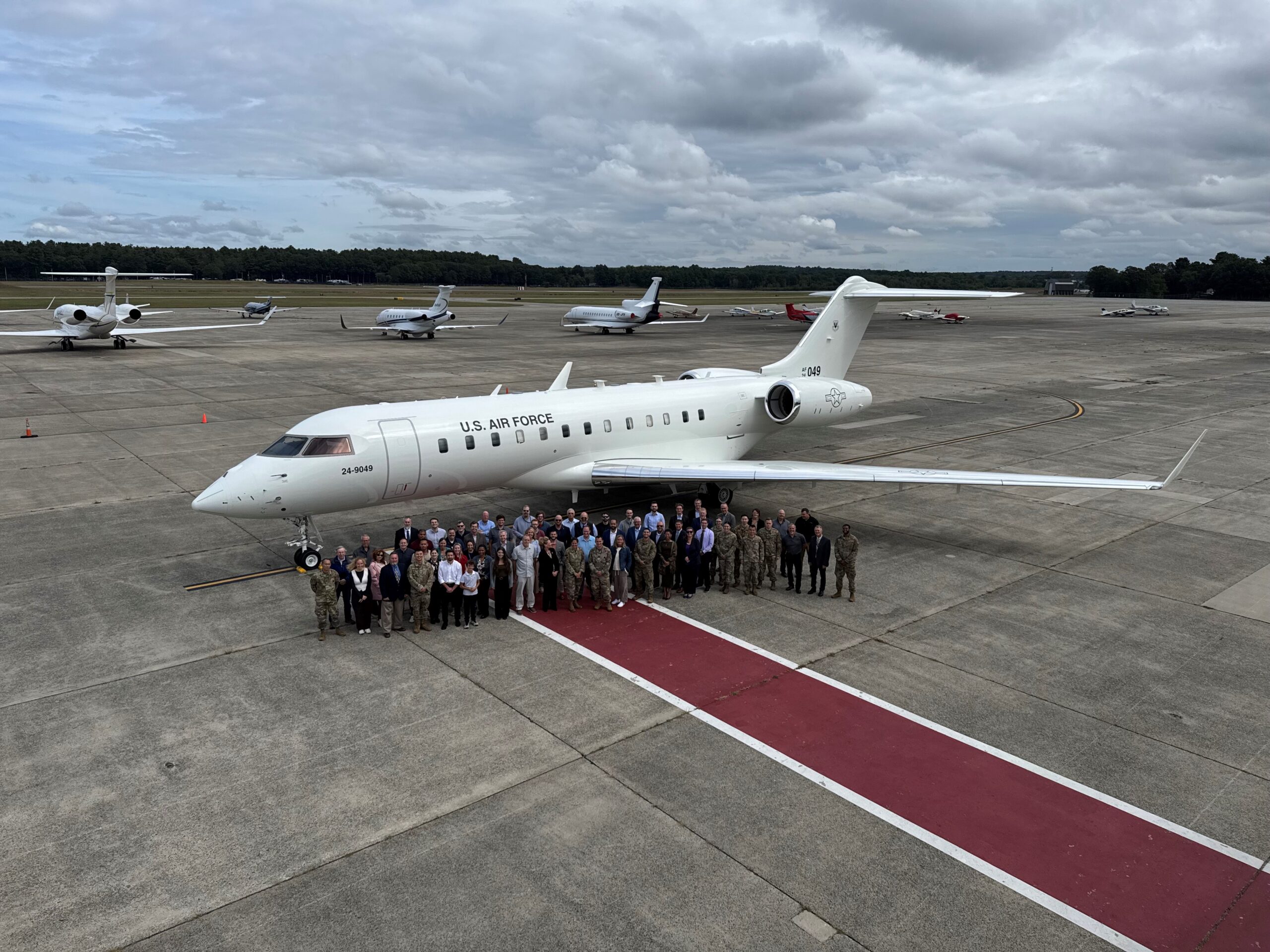 The U.S. Air Force has taken delivery of its ninth Global aircraft